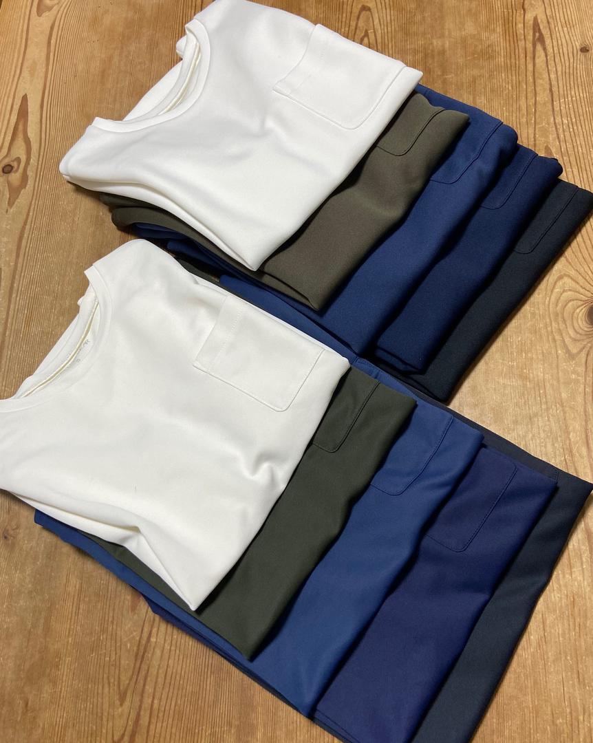 Just added new color sample #Military Green and #Ash Blue. Running col is #Off White# Navy #BlackCol